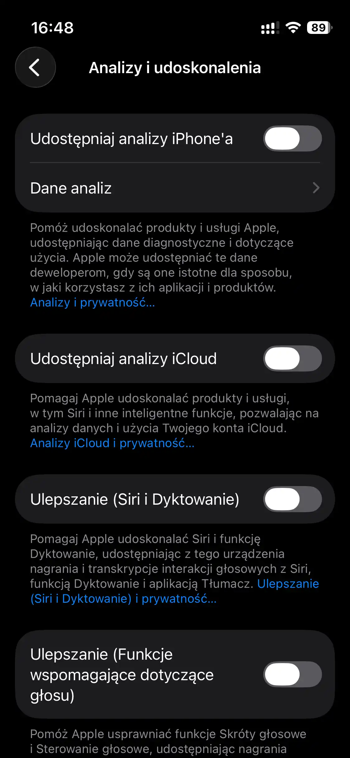 Analizy użytkowania w smartfonie