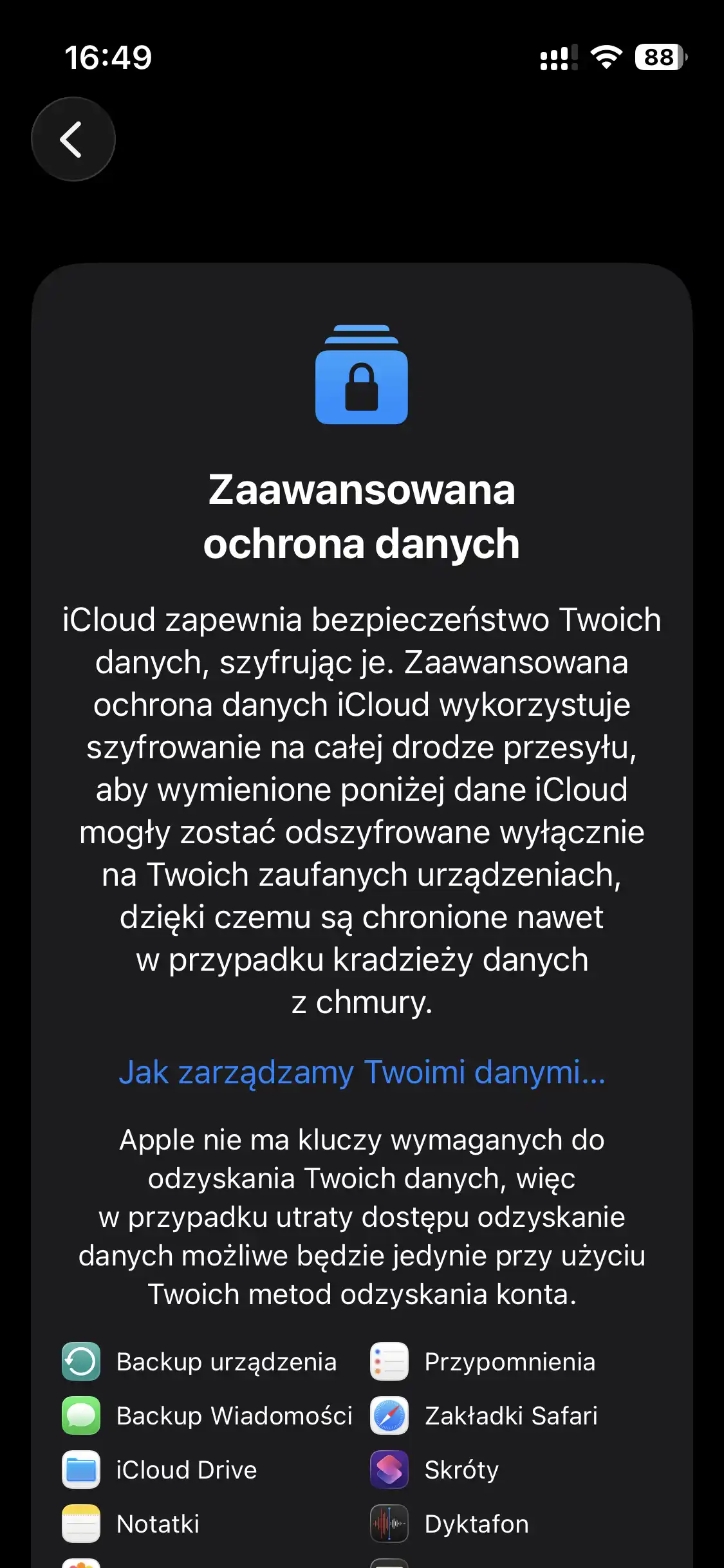 Zaawansowana ochrona i szyfrowanie danych w iPhone